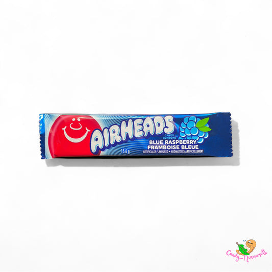 AIRHEADS CANDY BONBONS BLUE RASPBERRY FRAMBOISE BLEUE 15,6g